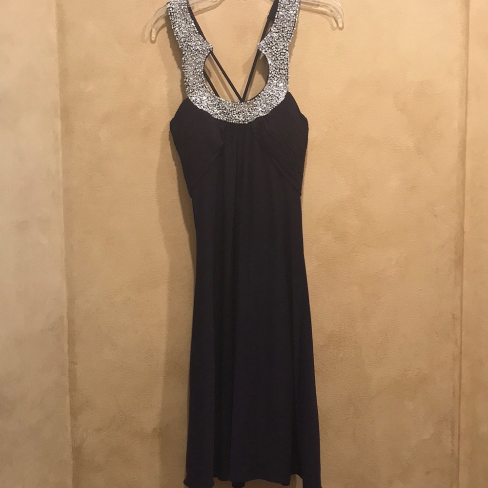 JS Boutique dark purple dress